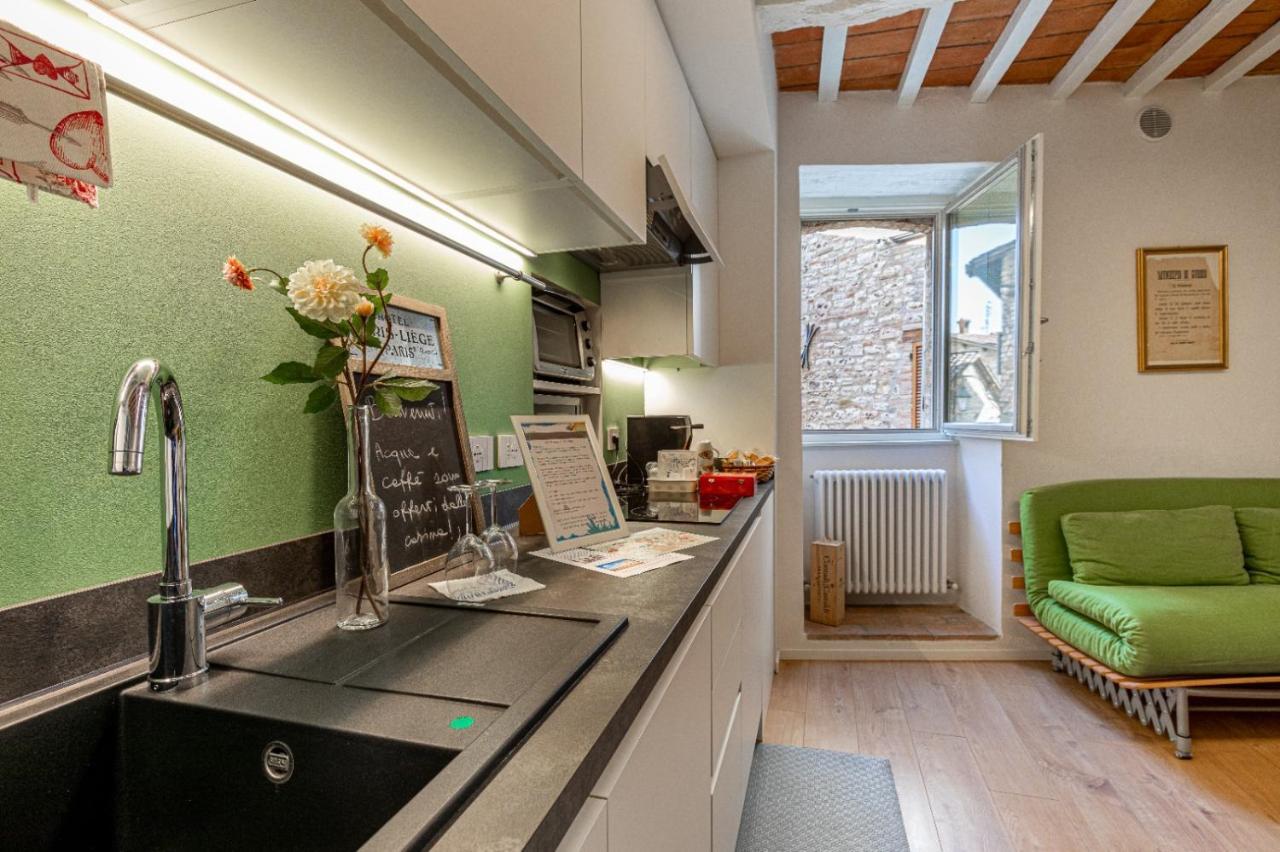 Apartamento Dimora Casina Dell'Abbondanza Gubbio Exterior foto